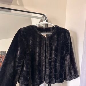 mac & jac Black Teddy Jacket